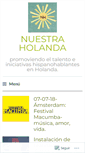 Mobile Screenshot of nuestraholanda.com